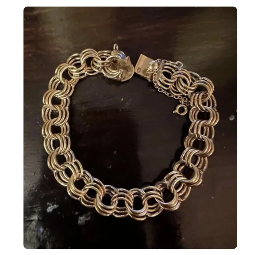 Gold-Tone Multi-Link Chain Bracelet - Elegant Women’s Bracelet